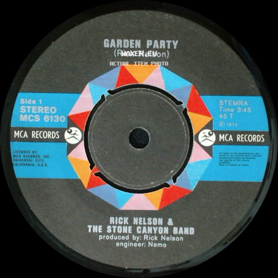 Rick Nelson & The Stone Canyon Band - Garden Party / So Long Mama side A