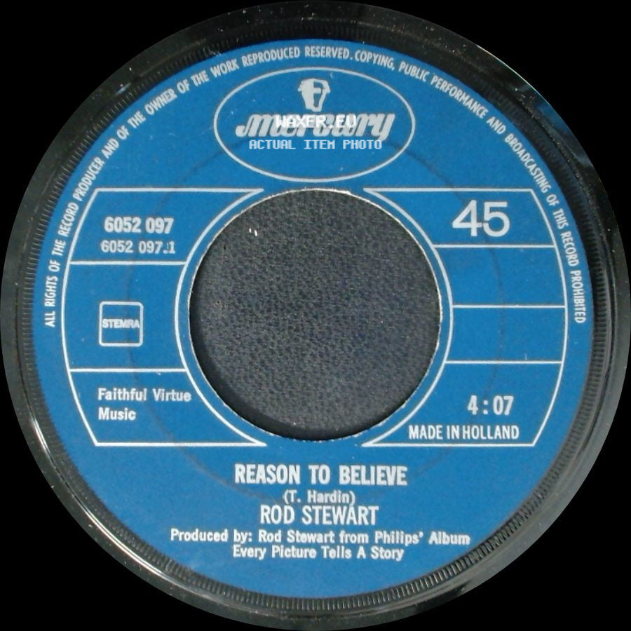 Rod Stewart - Maggie May / Reason To Believe side B