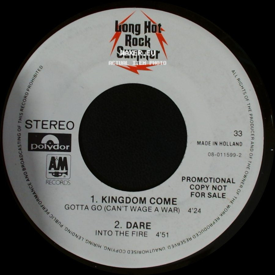 Bon Jovi / Cinderella - Unknown Title A / Born To Be My Baby / Gypsy Road side A