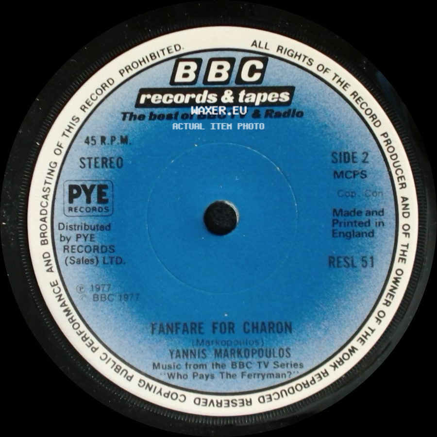 Yannis Markopoulos - Who Pays The Ferryman? / Fanfare For Charon side B