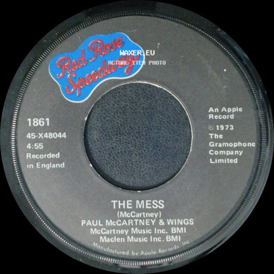 Paul Mccartney & Wings - The Mess / My Love side A