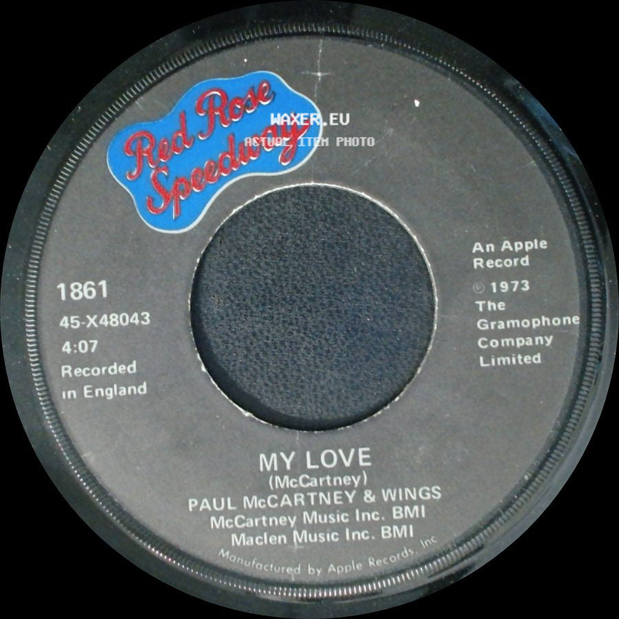 Paul Mccartney & Wings - The Mess / My Love side B