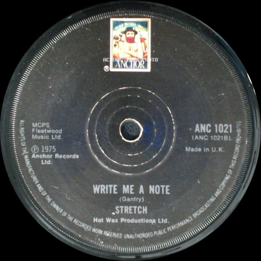 Stretch - Write Me A Note / Why Did You Do It side A