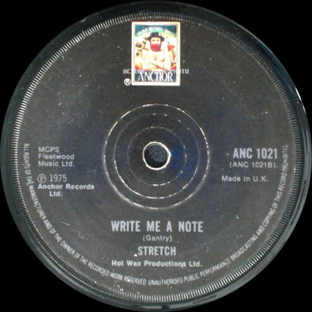 Stretch - Write Me A Note / Why Did You Do It side A