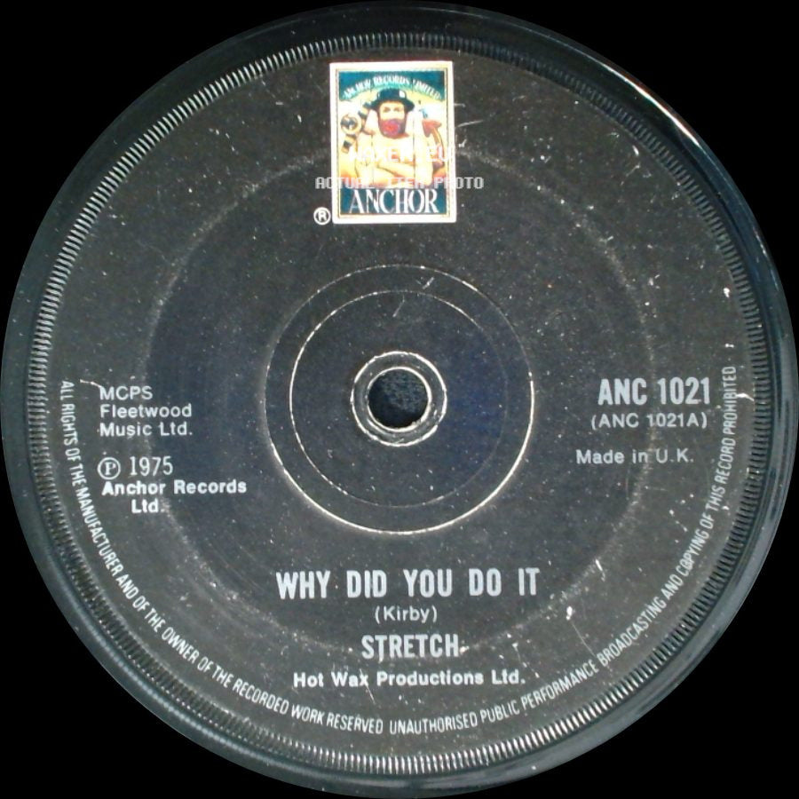 Stretch - Write Me A Note / Why Did You Do It side B