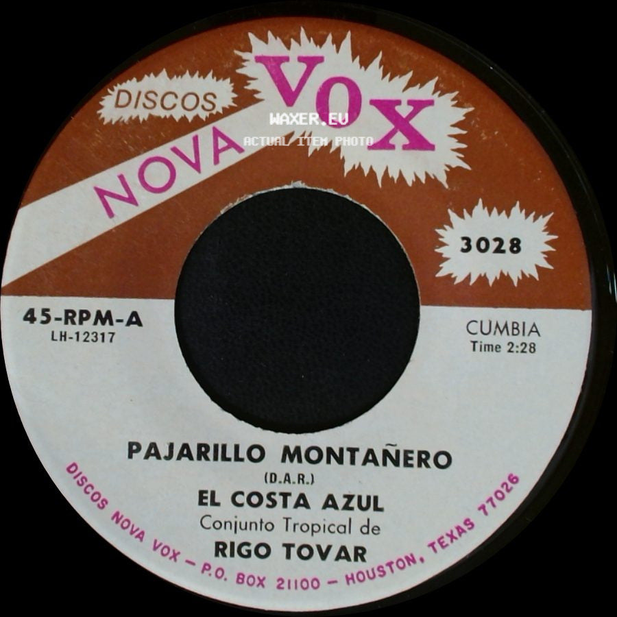 El Costa Azul - Pajarillo Montañero / El Dia Que Seas Para Mi side A
