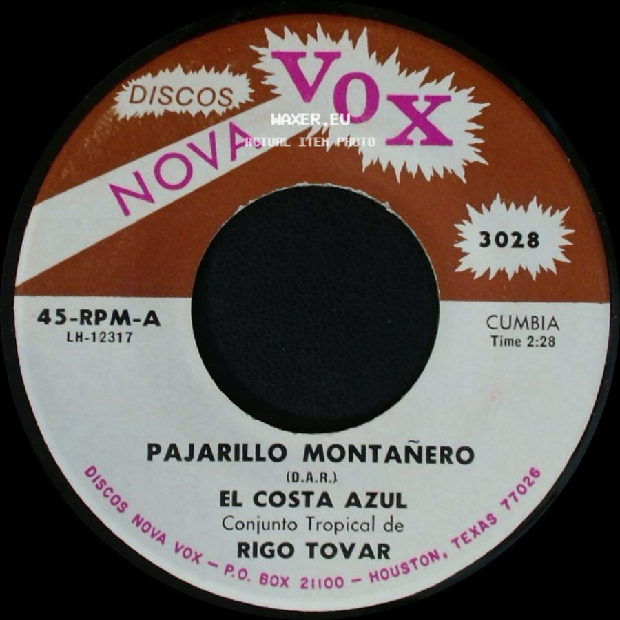El Costa Azul - El Dia Que Seas Para Mi / Pajarillo Montañero side B