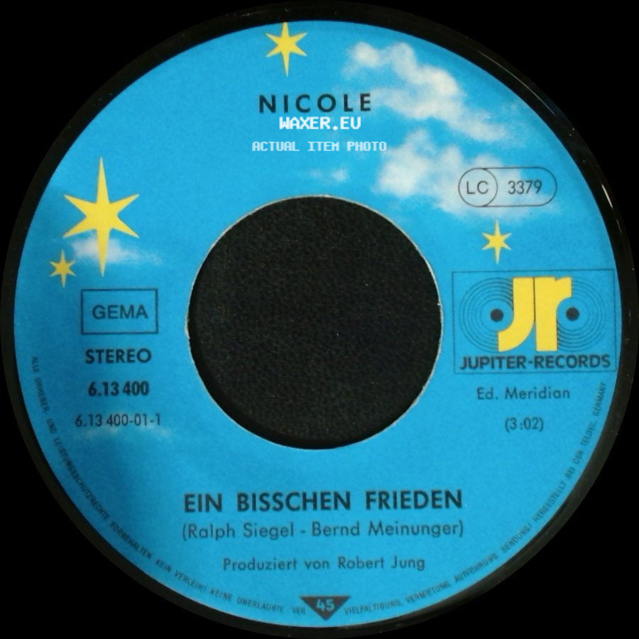 Nicole - Ein Bisschen Frieden / Thank You, Merci, Danke side A