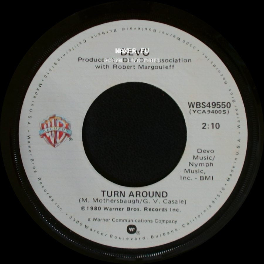 Devo - Whip It / Turn Around side B