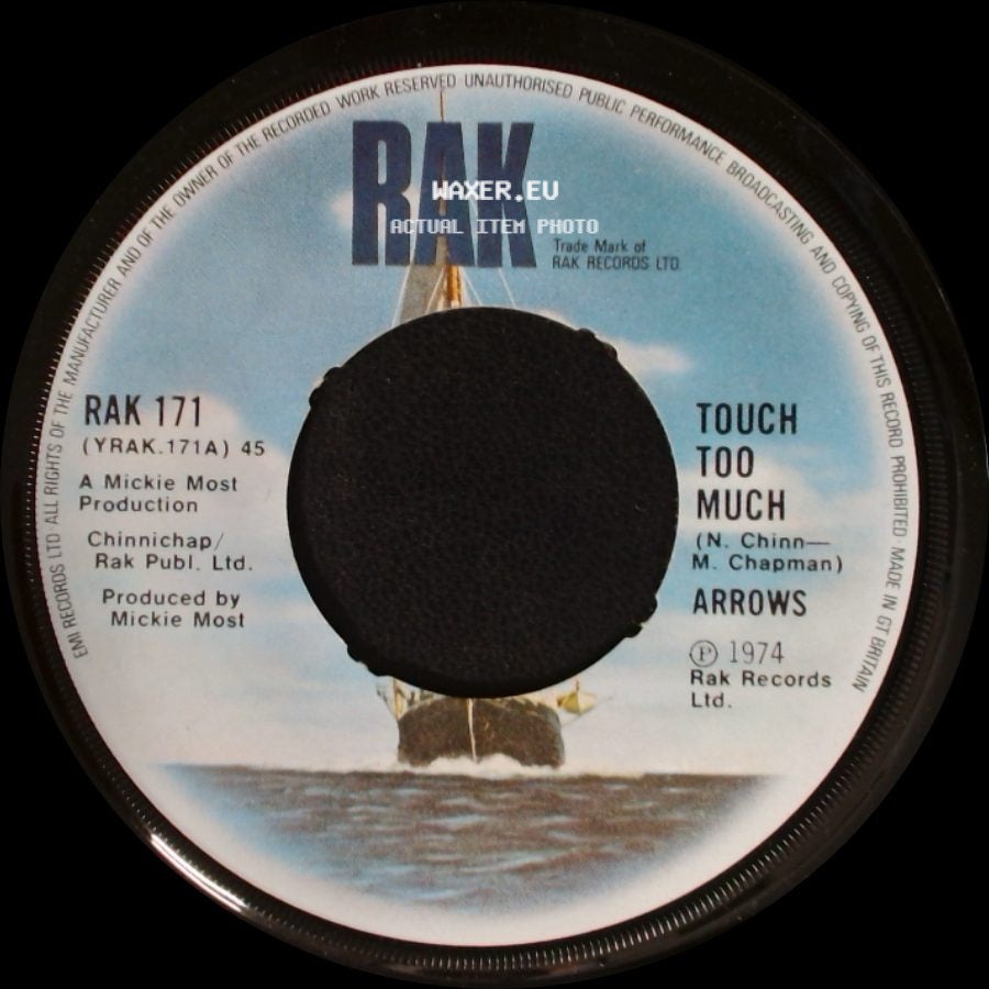 Arrows - Touch Too Much / We Can Make It Together side A
