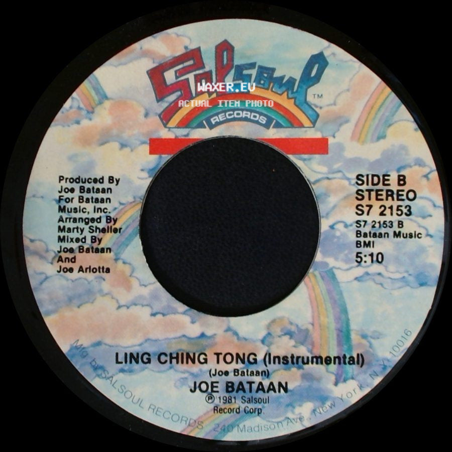 Joe Bataan - Ling Ching Tong / Ling Ching Tong (Instrumental) side B