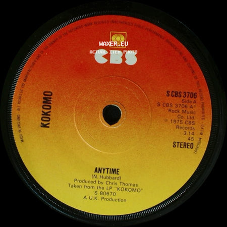 Kokomo - Anytime / Kitty Sittin' Pretty side A