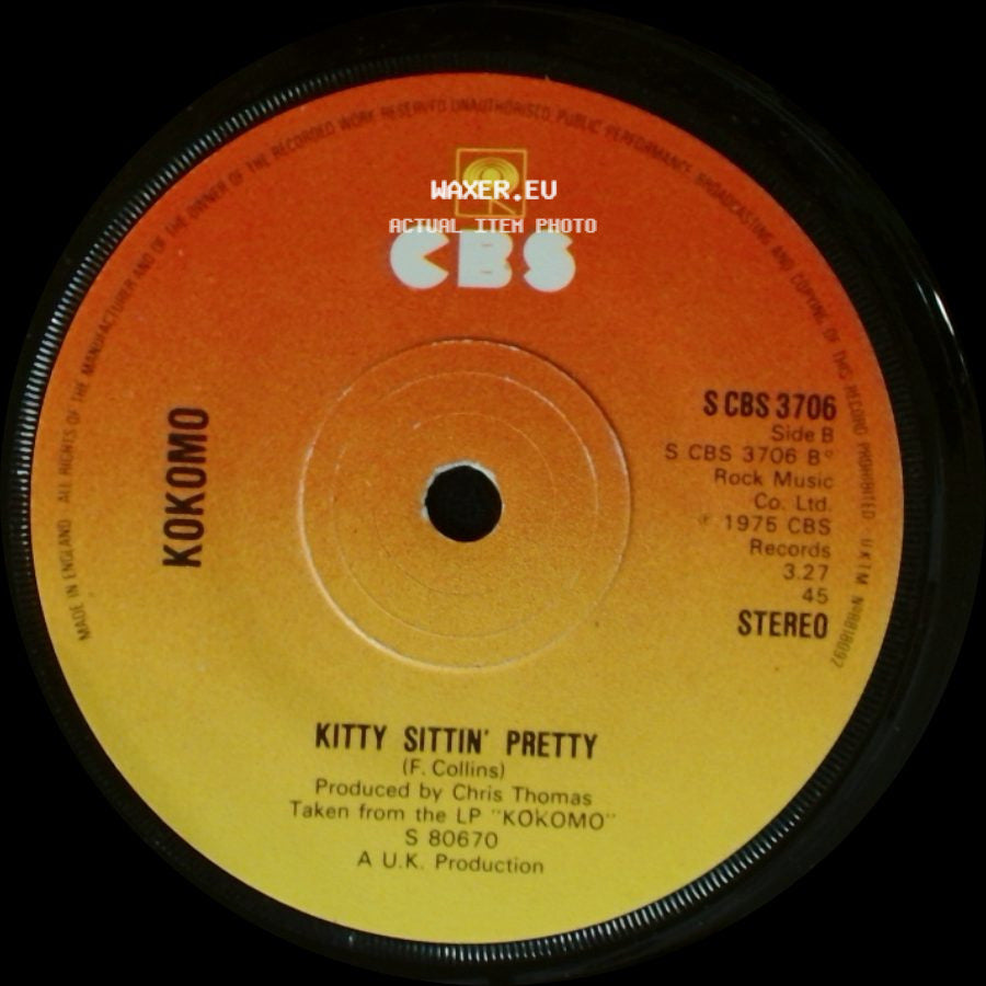 Kokomo - Anytime / Kitty Sittin' Pretty side B