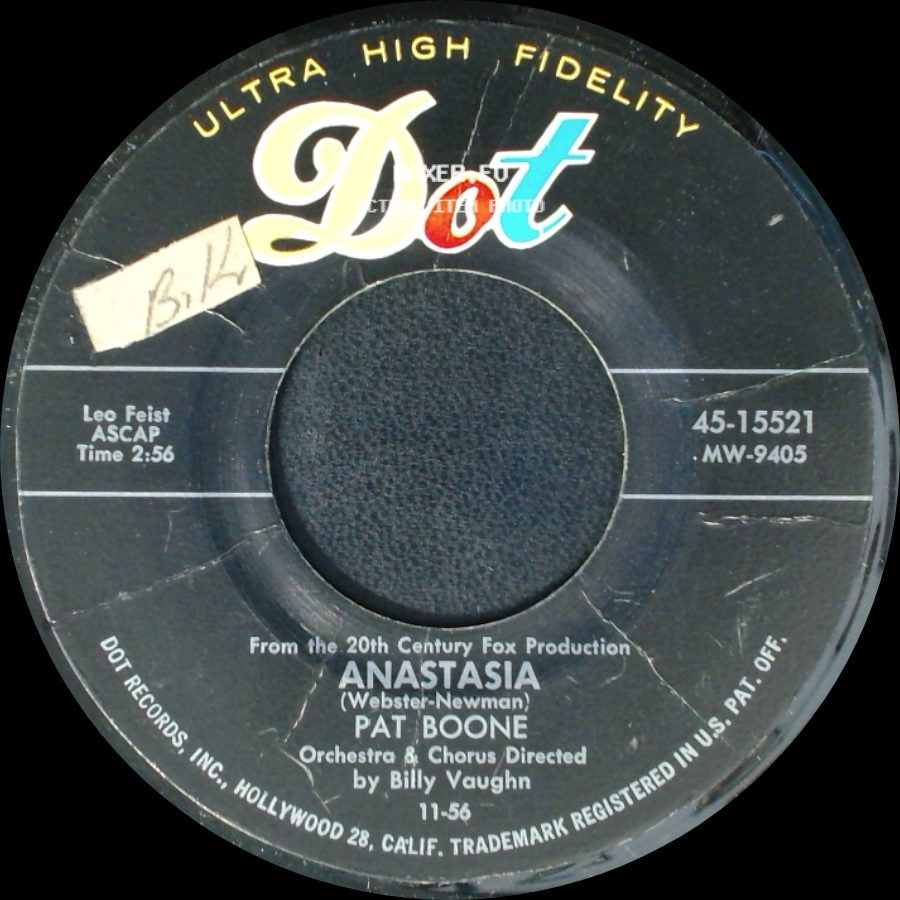 Pat Boone - Don't Forbid Me / Anastasia side B