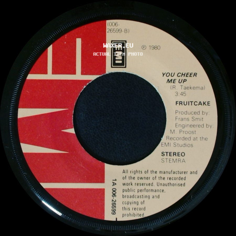 Fruitcake - You Cheer Me Up / My Feet Won't Move side A