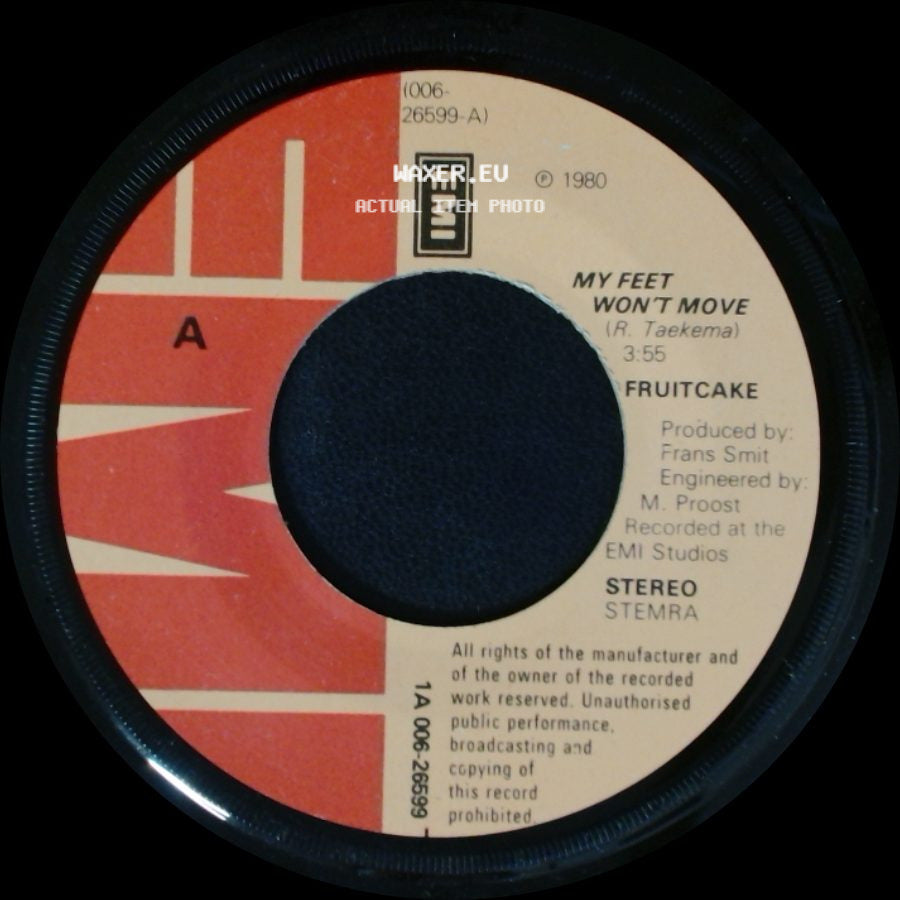 Fruitcake - You Cheer Me Up / My Feet Won't Move side B