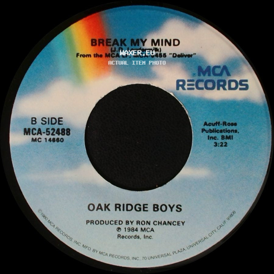 Oak Ridge Boys - Make My Life With You / Break My Mind side B