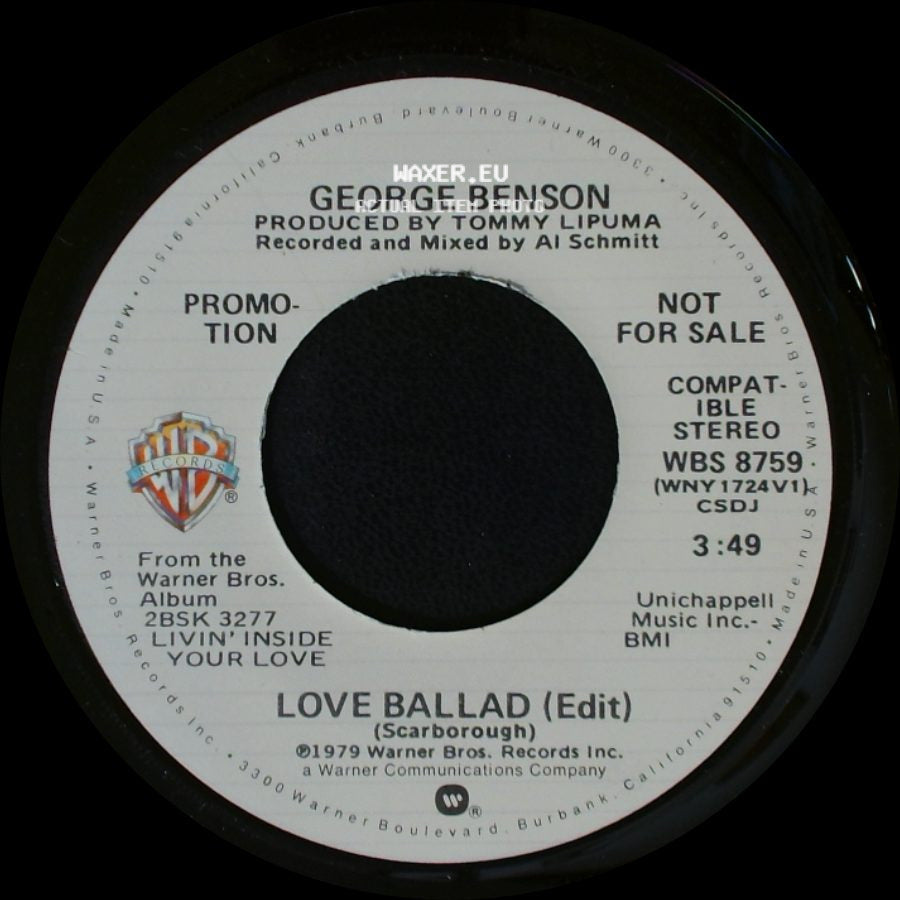 George Benson - Love Ballad (Edit) / Love Ballad (Edit) side A