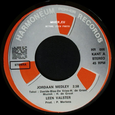 Leen Valster - Jordaan Medley / Jordaan Medley side B