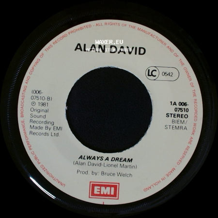 Alan David - Always A Dream / Dreaming side A