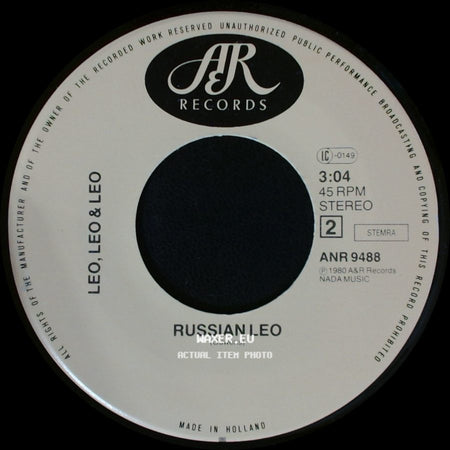 Leo, Leo & Leo - Het Ding / Russian Leo side B