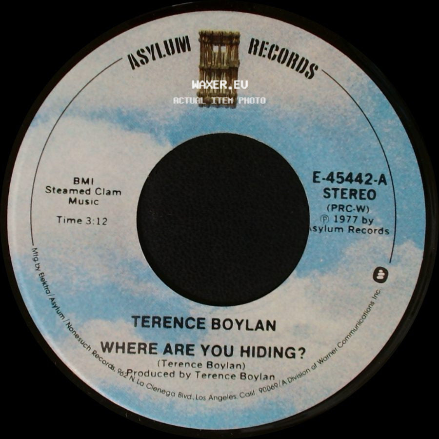 Terence Boylan - Where Are You Hiding? / Sundown Of Fools side A