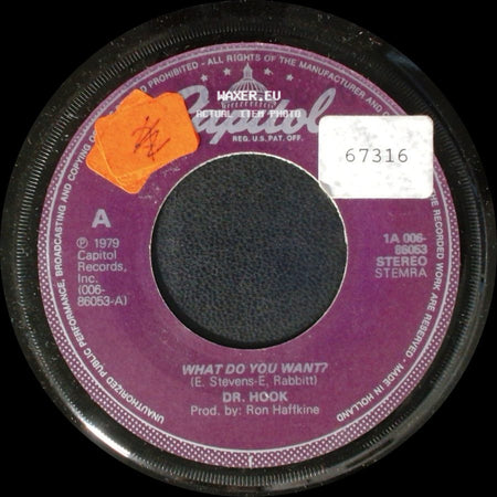 Dr. Hook - Mountain Mary / What Do You Want? side B