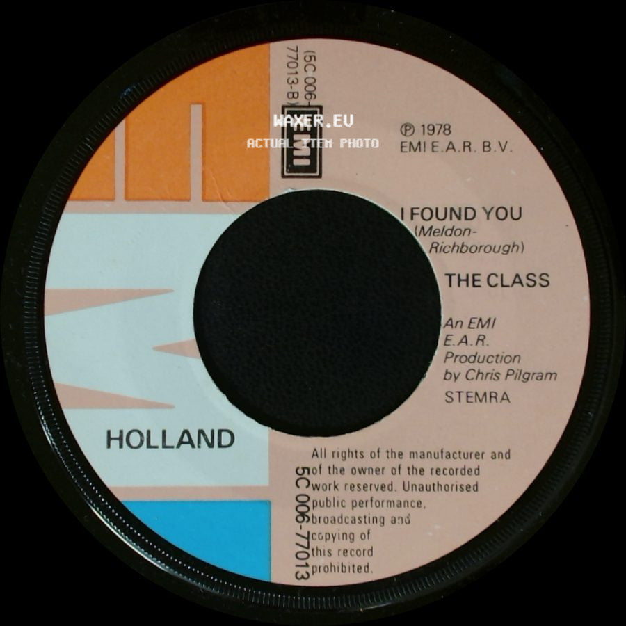 The Class - Move It / I Found You side B