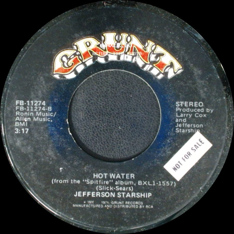 Jefferson Starship - Hot Water / Runaway side A