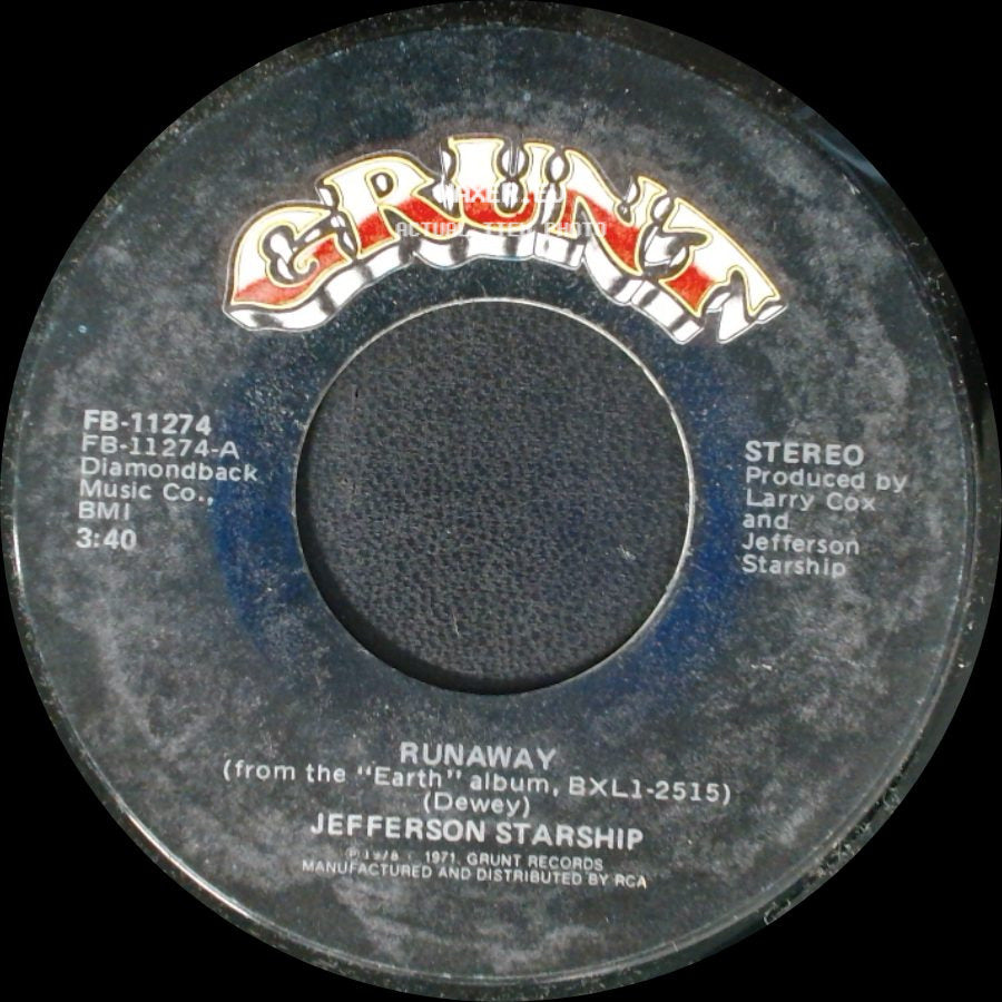 Jefferson Starship - Hot Water / Runaway side B