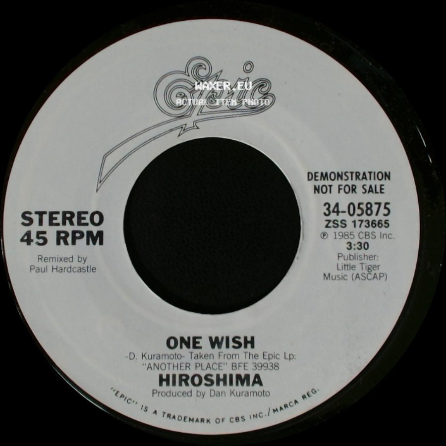 Hiroshima - One Wish / One Wish side A