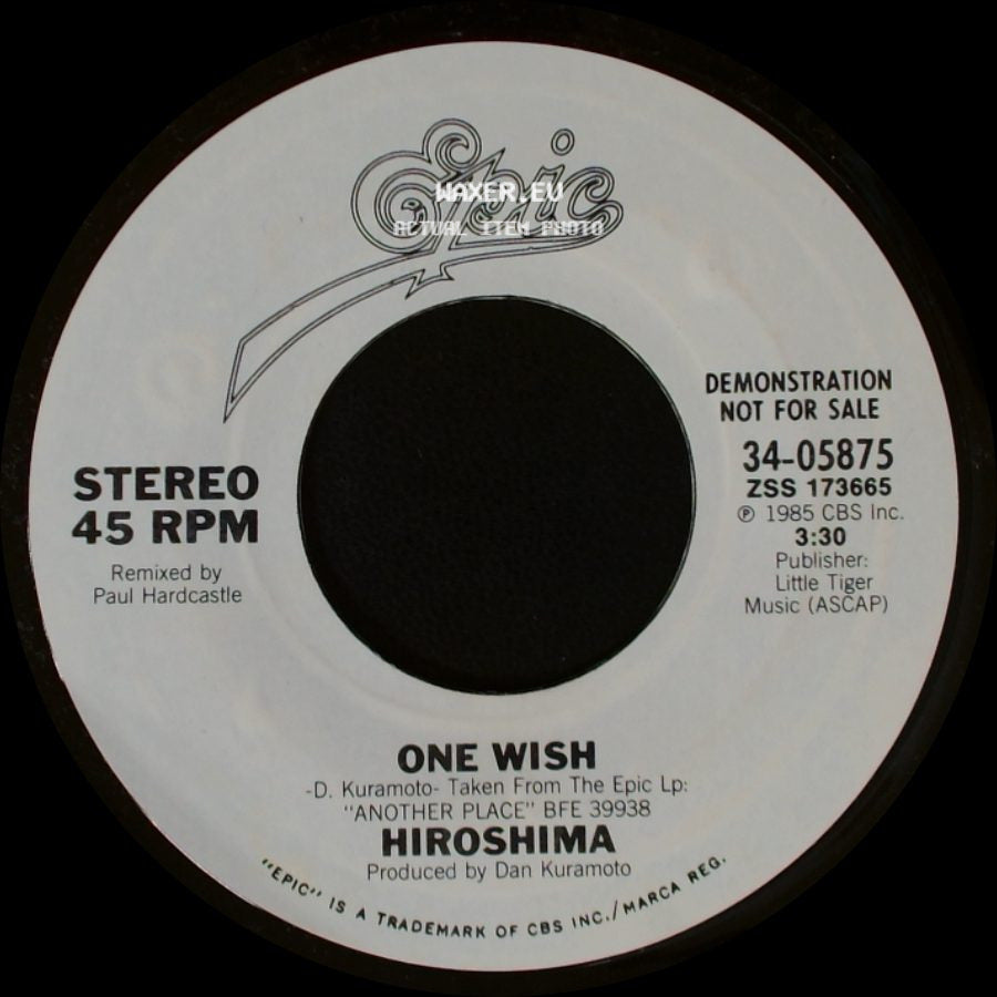 Hiroshima - One Wish / One Wish side B