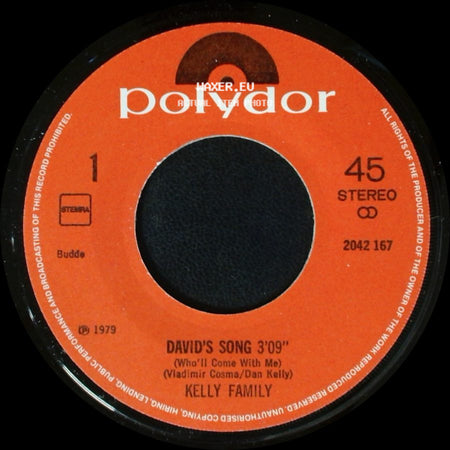 Kelly Family - David's Song / Knick-Knack-Song 2'55'' side A