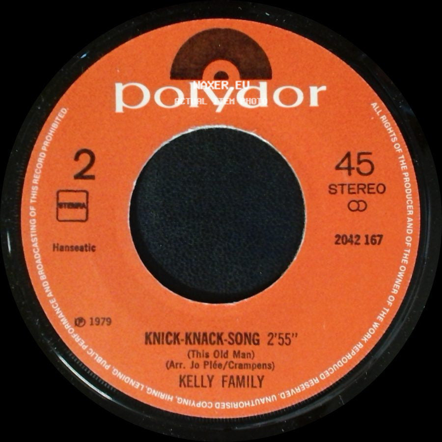 Kelly Family - David's Song / Knick-Knack-Song 2'55'' side B