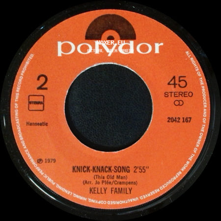 Kelly Family - David's Song / Knick-Knack-Song 2'55'' side B