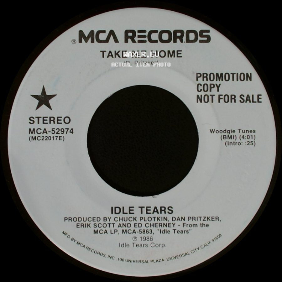 Unknown Artist - Take Me Home / Take Me Home side B