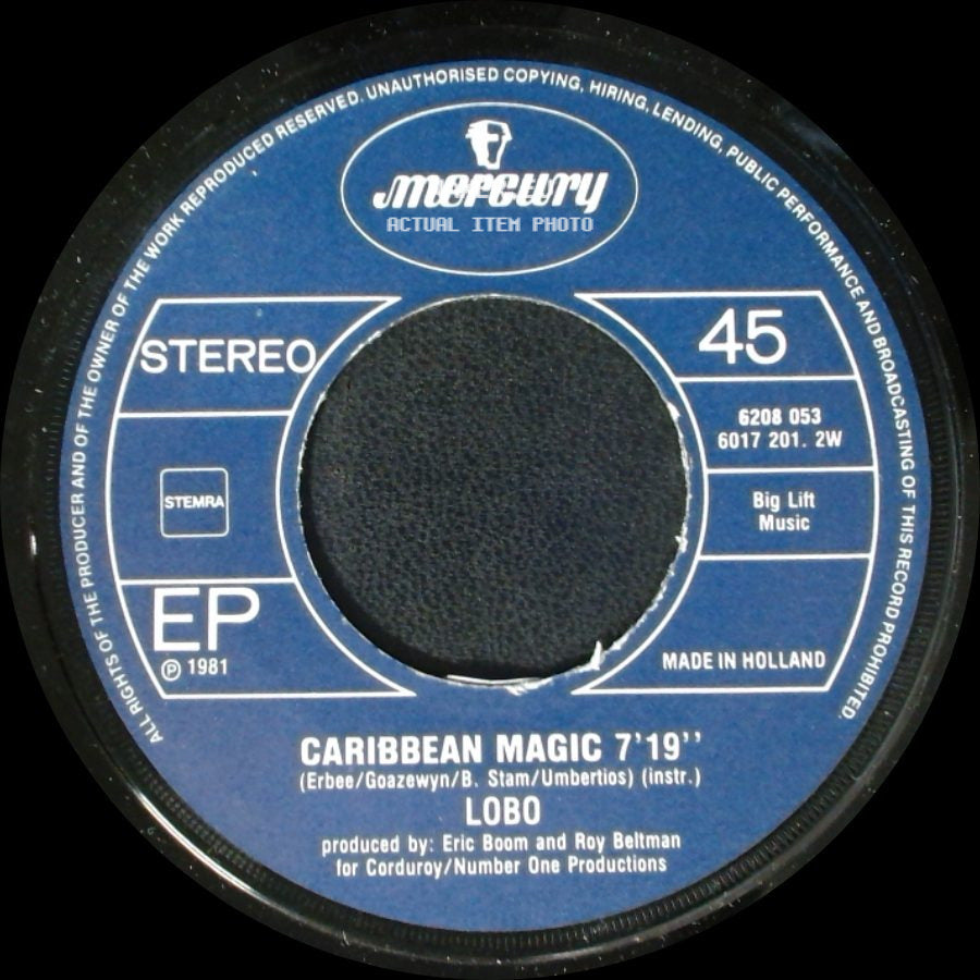 Lobo - The Caribbean Disco Show / Caribbean Magic 7'19'' side B