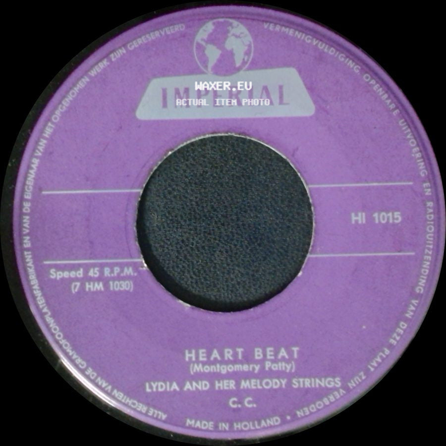 Lydia And Her Melody Strings - Heart Beat / Send Me The Pillow side A