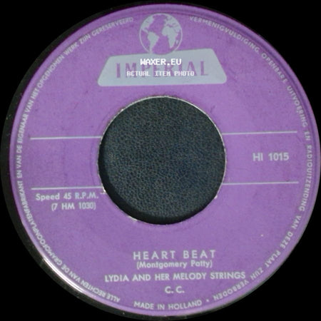 Lydia And Her Melody Strings - Heart Beat / Send Me The Pillow side A