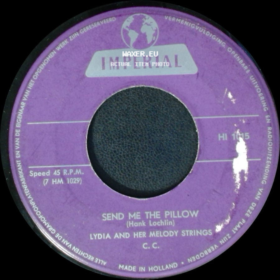 Lydia And Her Melody Strings - Heart Beat / Send Me The Pillow side B