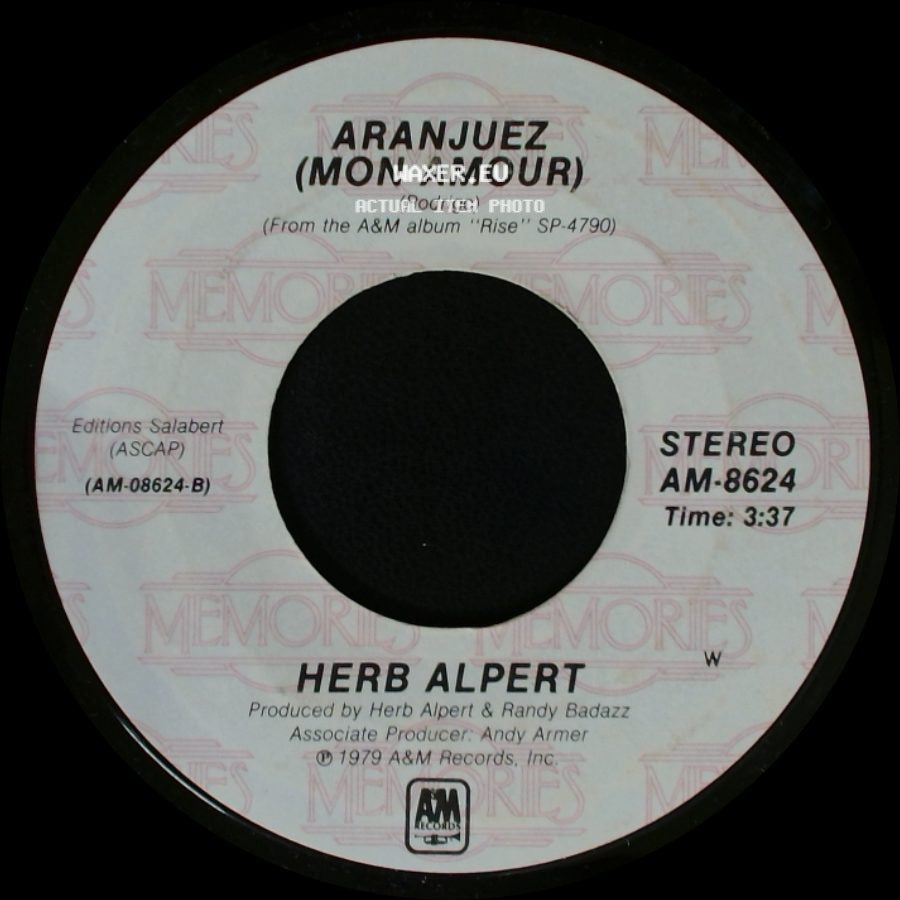 Herb Alpert - Aranjuez (Mon Amour) / Rise side A