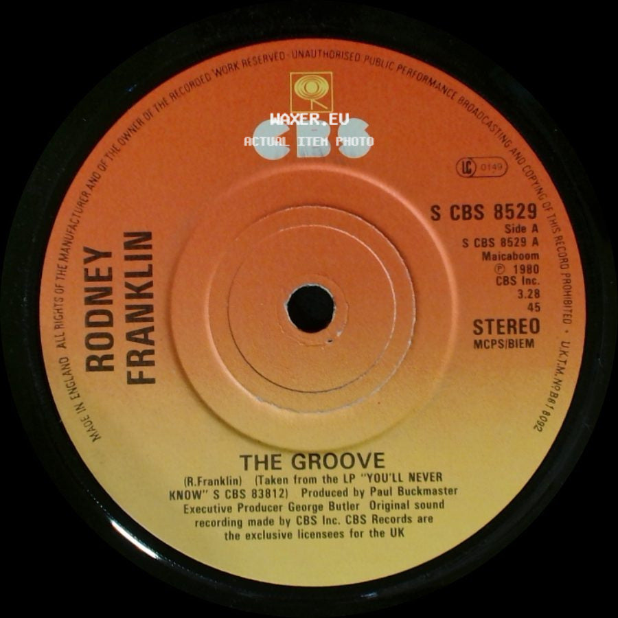 Rodney Franklin - The Groove / God Bless The Blues side A