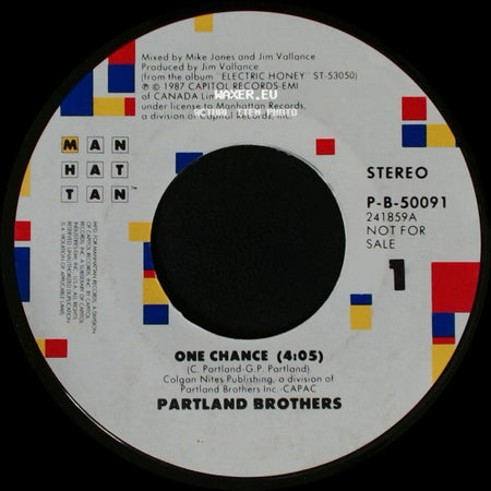 Partland Brothers - One Chance / One Chance side B