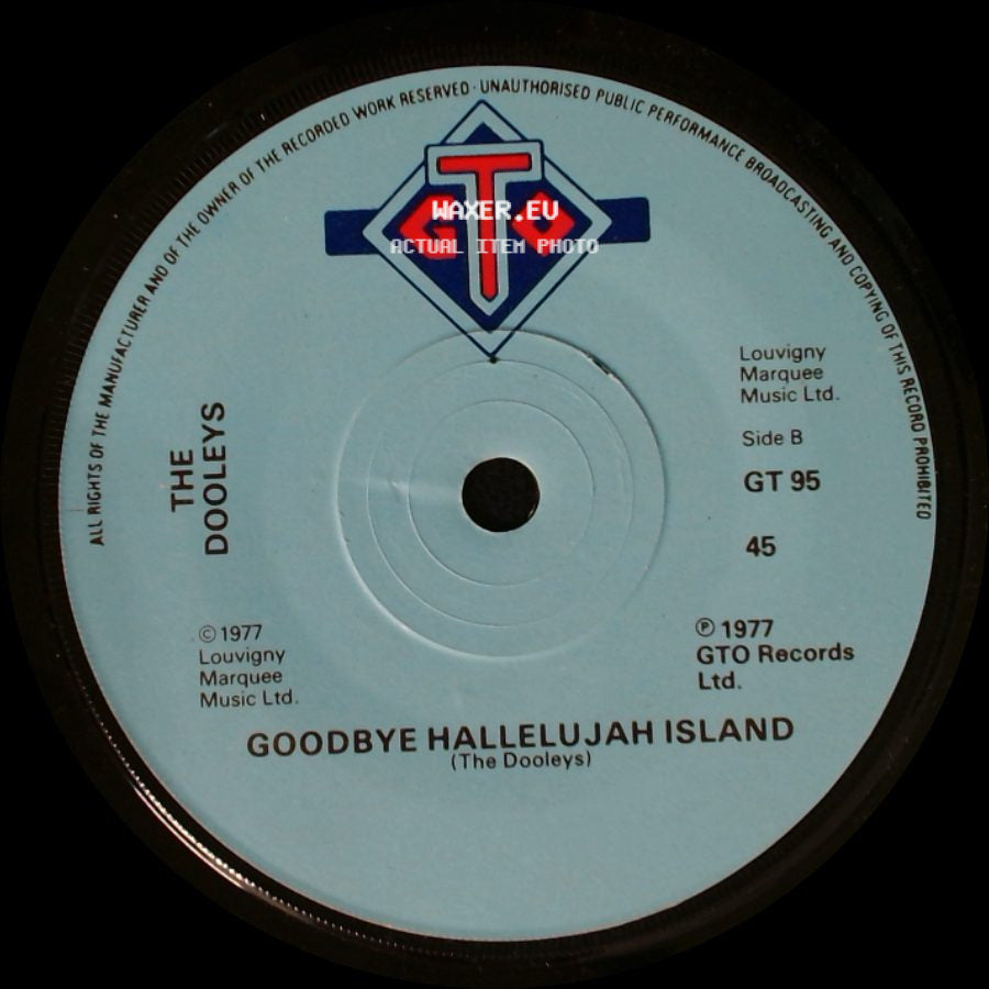 The Dooleys - Think I'm Gonna Fall In Love With You / Goodbye Hallelujah Island side B