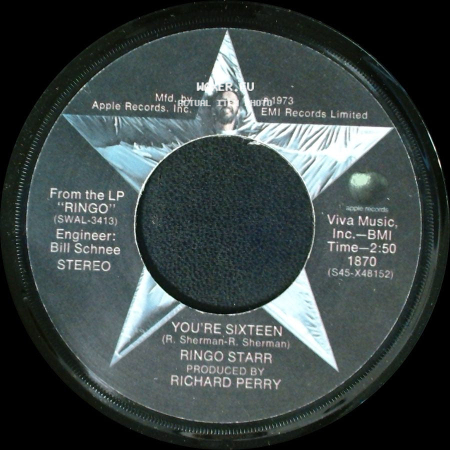 Ringo Starr - You're Sixteen / Devil Woman side A
