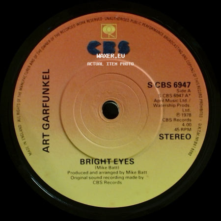 Art Garfunkel - Bright Eyes / Kehaar's Theme side A