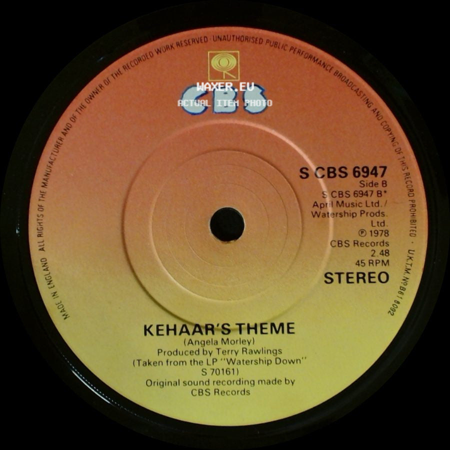 Art Garfunkel - Bright Eyes / Kehaar's Theme side B