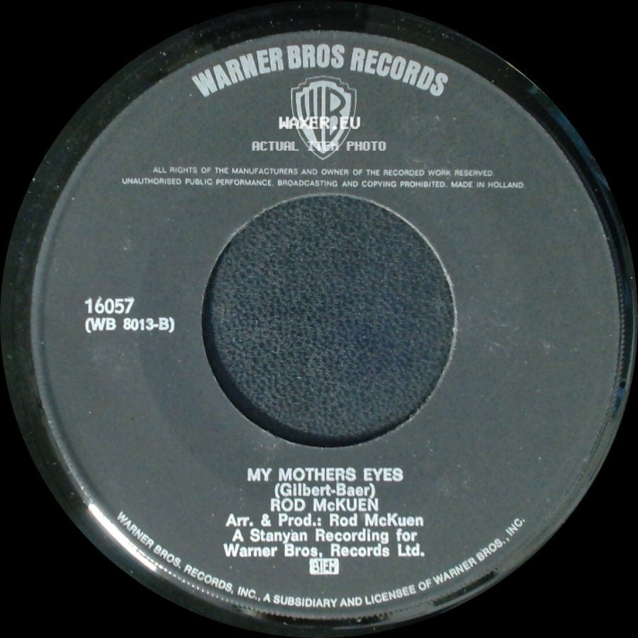 Rod Mckuen - Soldiers Who Want To Be Heroes / My Mothers Eyes side B