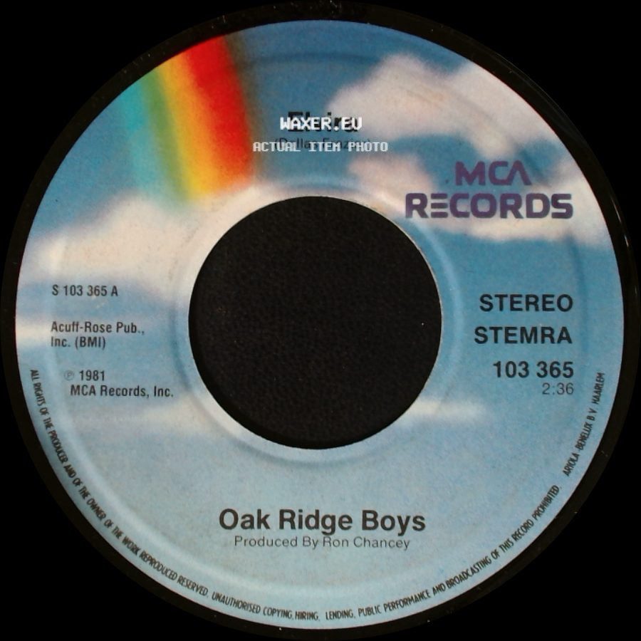 Oak Ridge Boys - A Woman Like You / Elvira side B