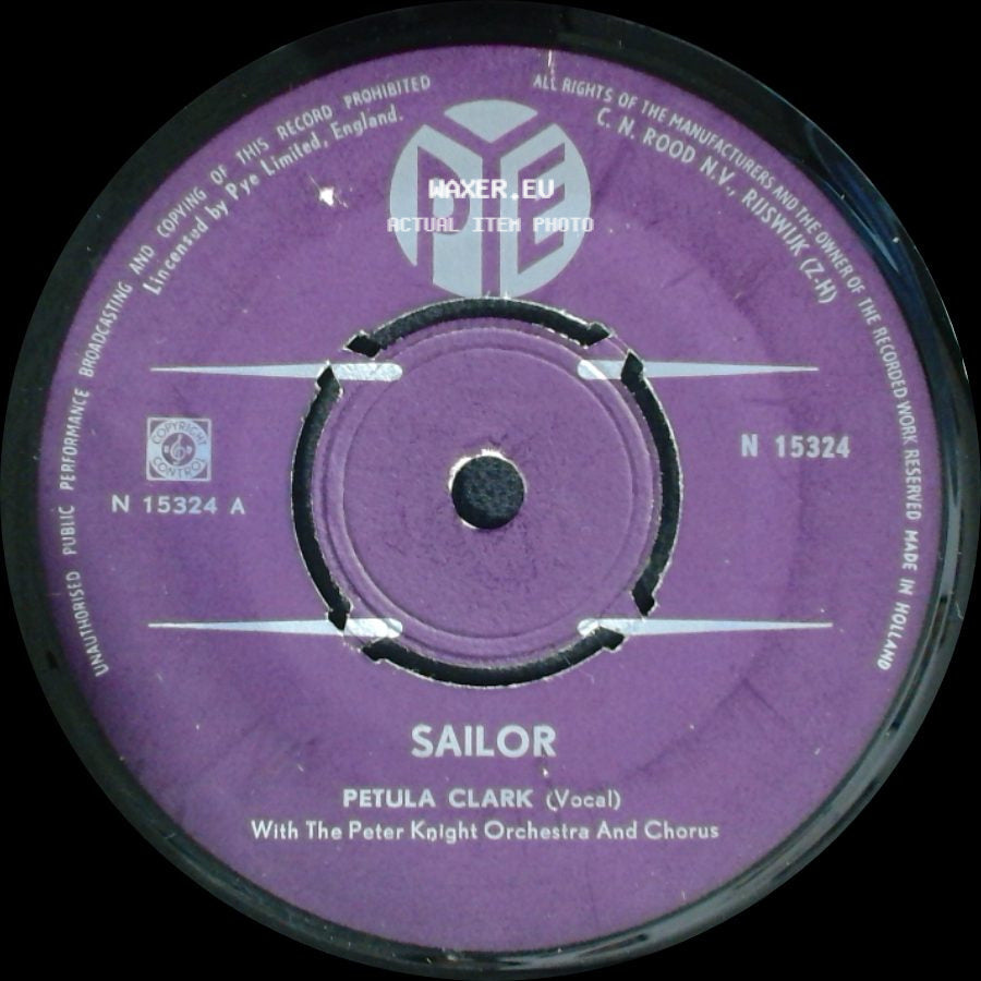 Petula Clark - My Heart / Sailor side B